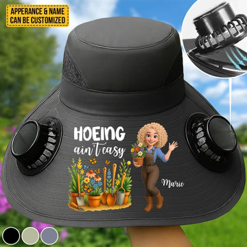 Personalized Solar Fan Hats