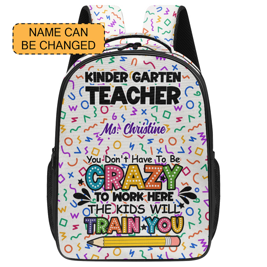 Kinder Garten Teacher - Large Capacity Backpack V4 BPV403