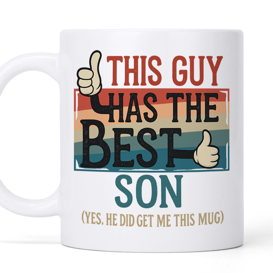 This Guy Has The Best Son/ Daughter - Personalized Custom Coffee Mug MUG45