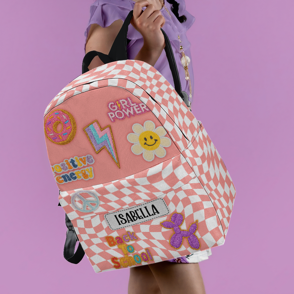 Girl Power - Custom Printed Canvas Backpack V3 - BPV314
