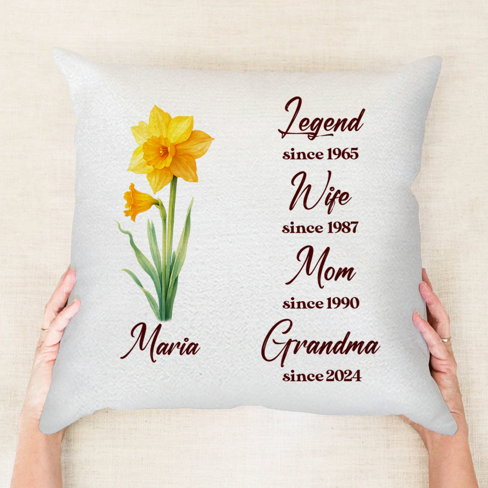 Grandma’s Legacy - Personalized Throw Pillow PL30