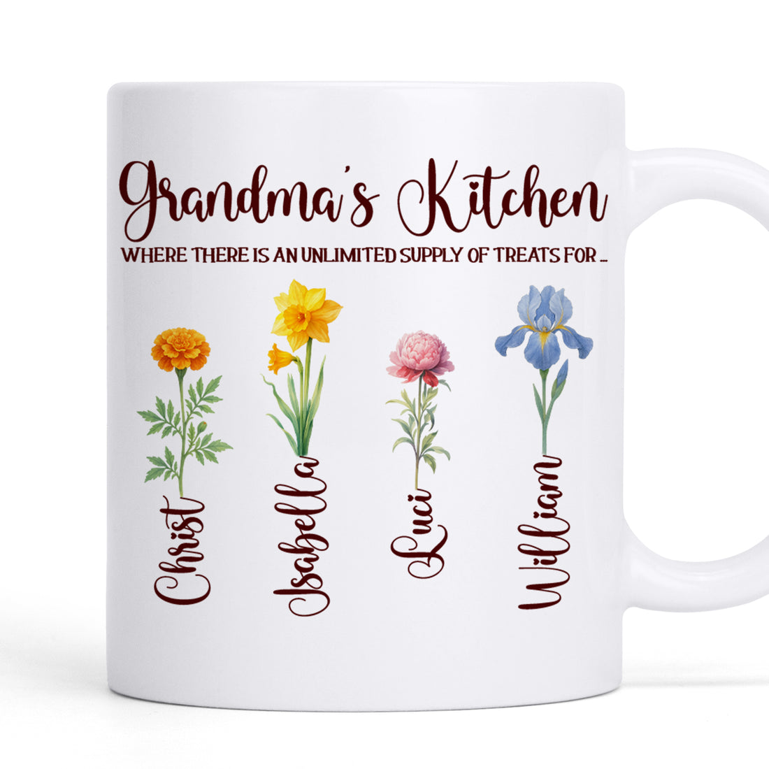 Grandma’s Kitchen - Personalized Custom Coffee Mug MUG68