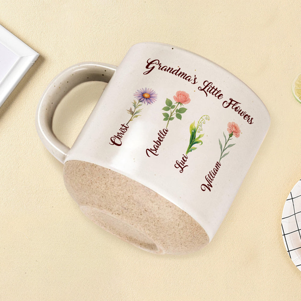 Grandma’s Little Flowers - Pottery Mug PM72