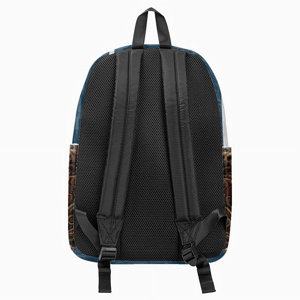 Dominica Republic - Custom Printed Canvas Backpack V3 - V3DOM01