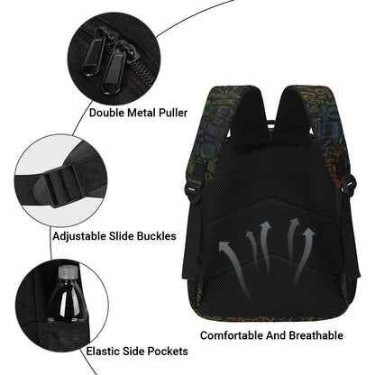 Teacher Educator Compassionate Dedicated Motivator - Large Capacity Backpack V4 BPV406