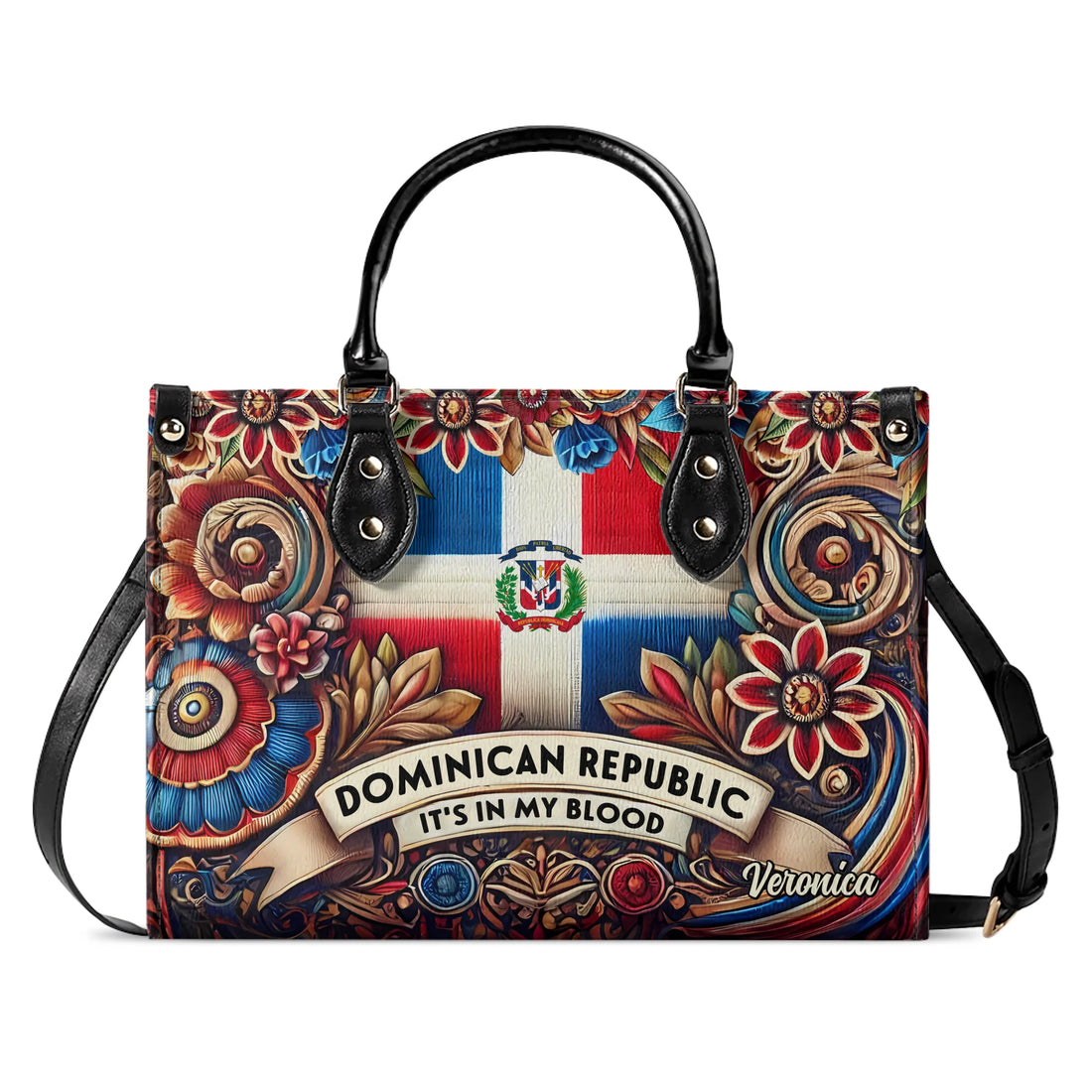 DOMINICAN- Personalized Leather Handbag DOM03