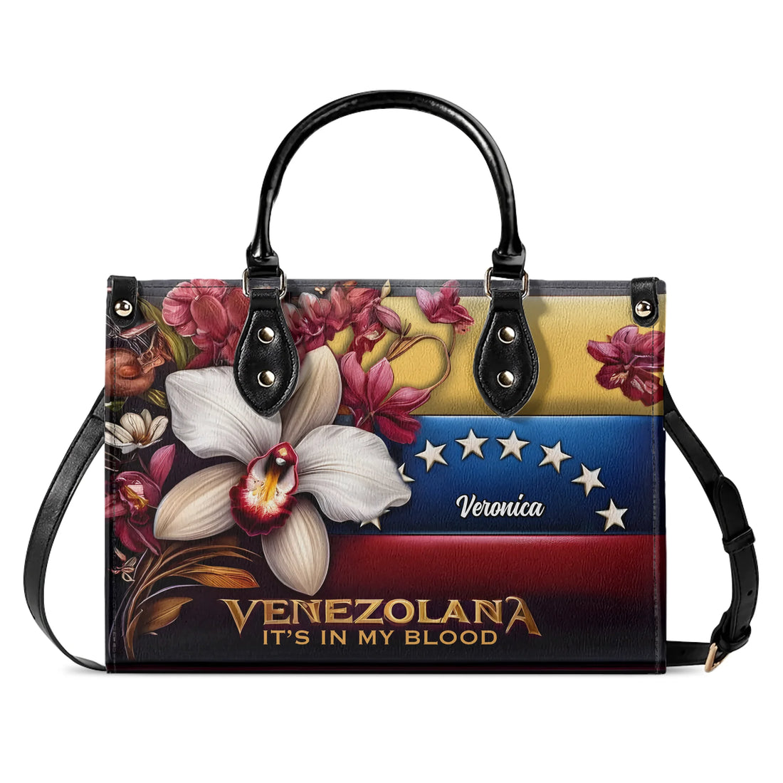 Venezolana- Personalized Leather Handbag VEN01