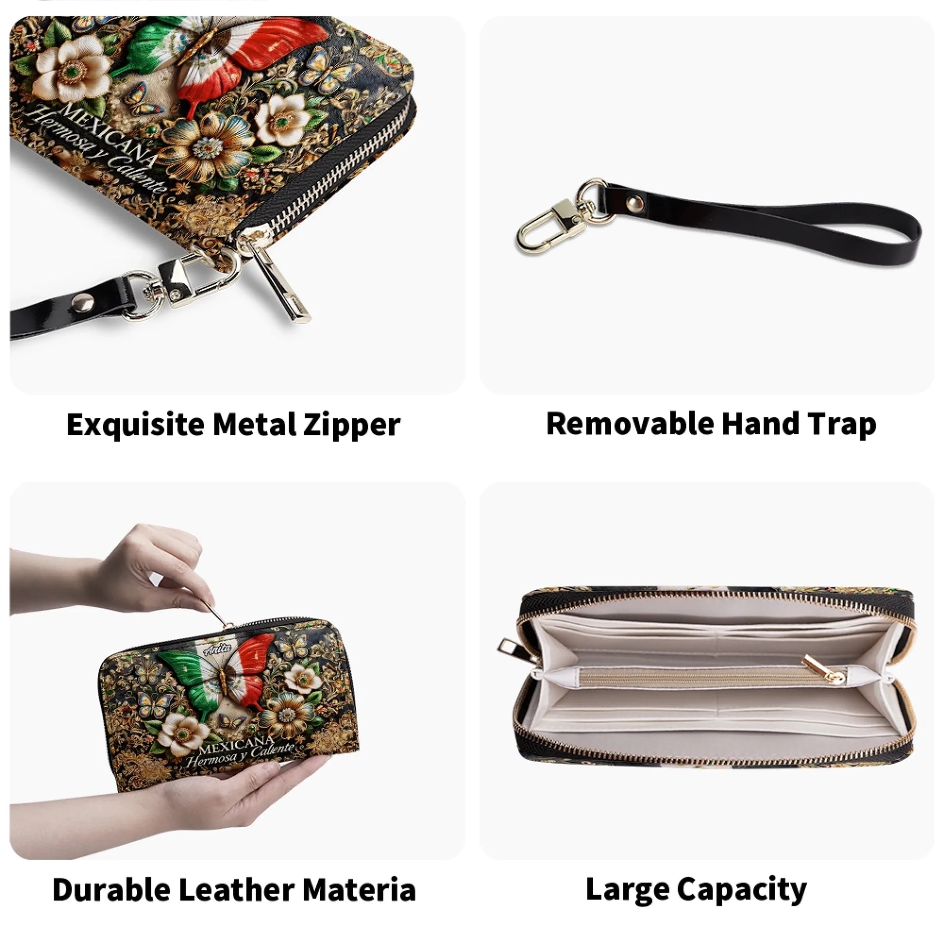 Mexico Pride Clutch Purse