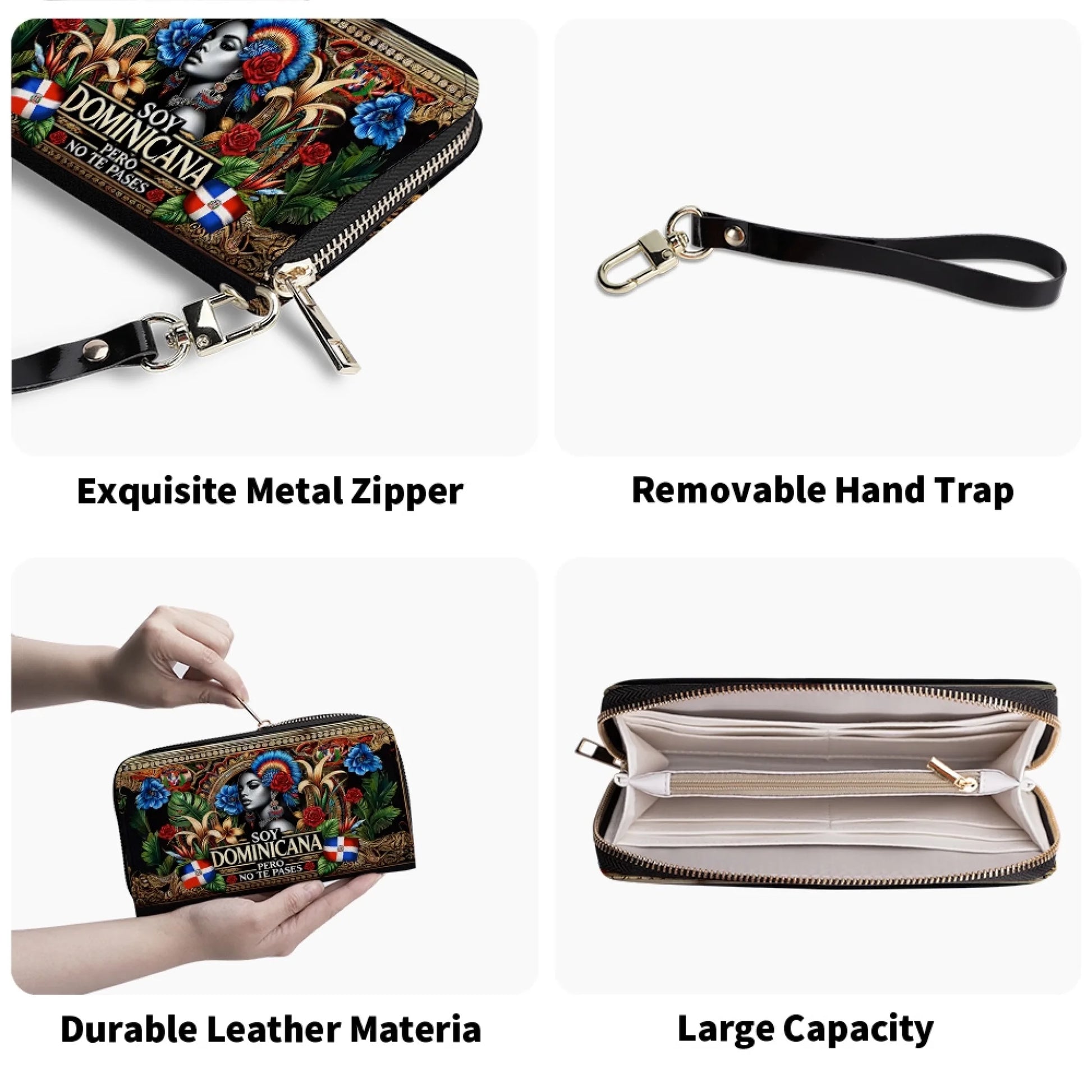 Dominican Republic Pride Clutch Purse