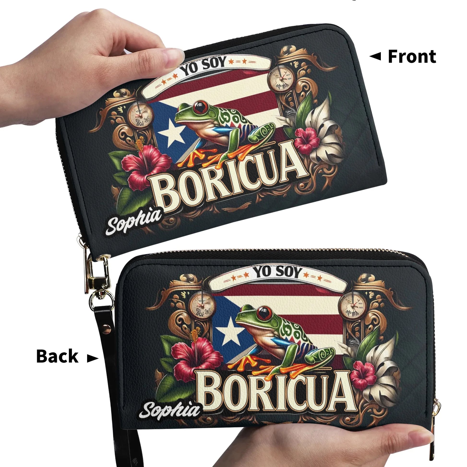 Personalized Boricua Wallet For Grandma