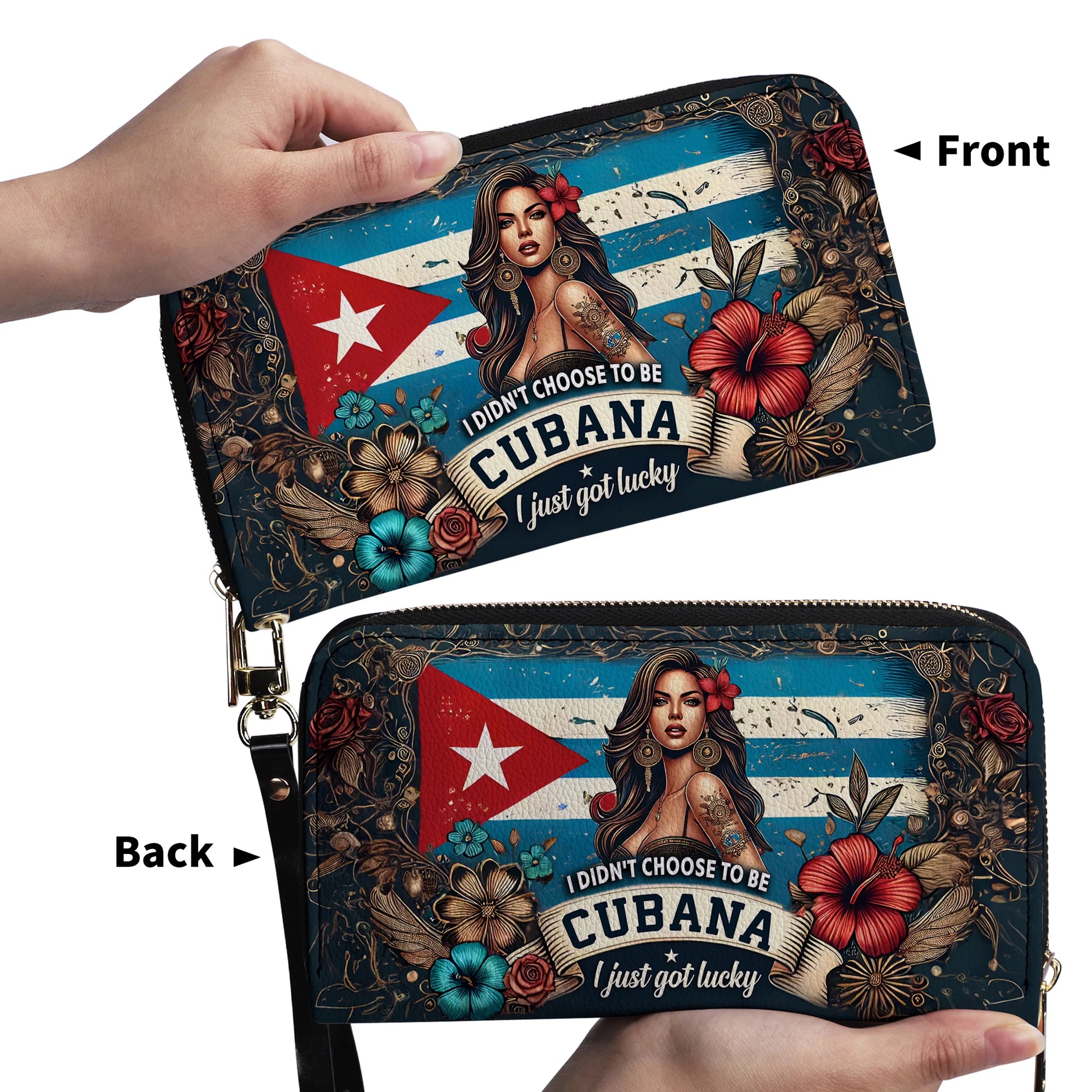 Personalized Cubana Grandma Wallet