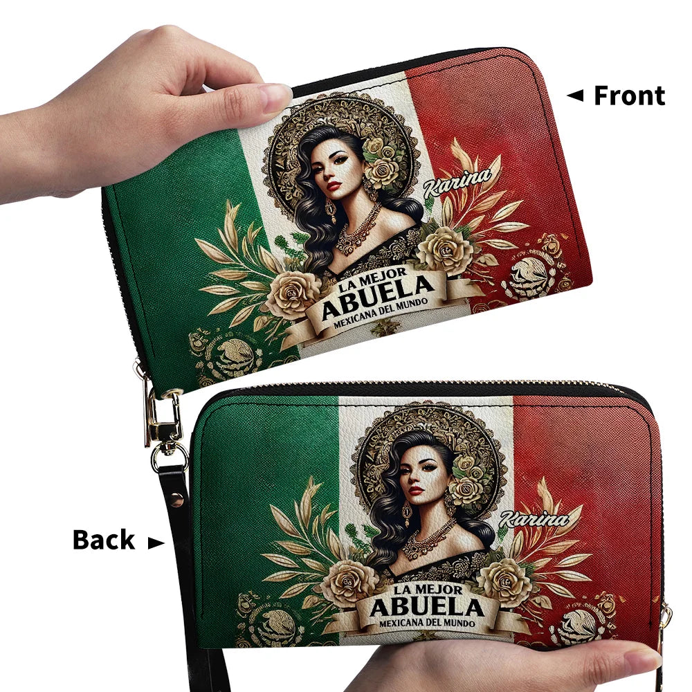 Mexican Abuela Gift Personalized Wallet
