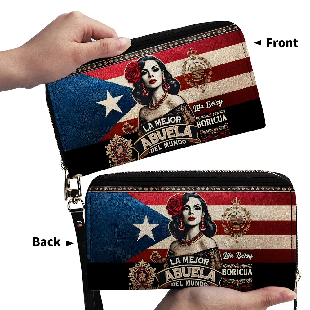 Puerto Rican Grandma Gift Personalized Wallet