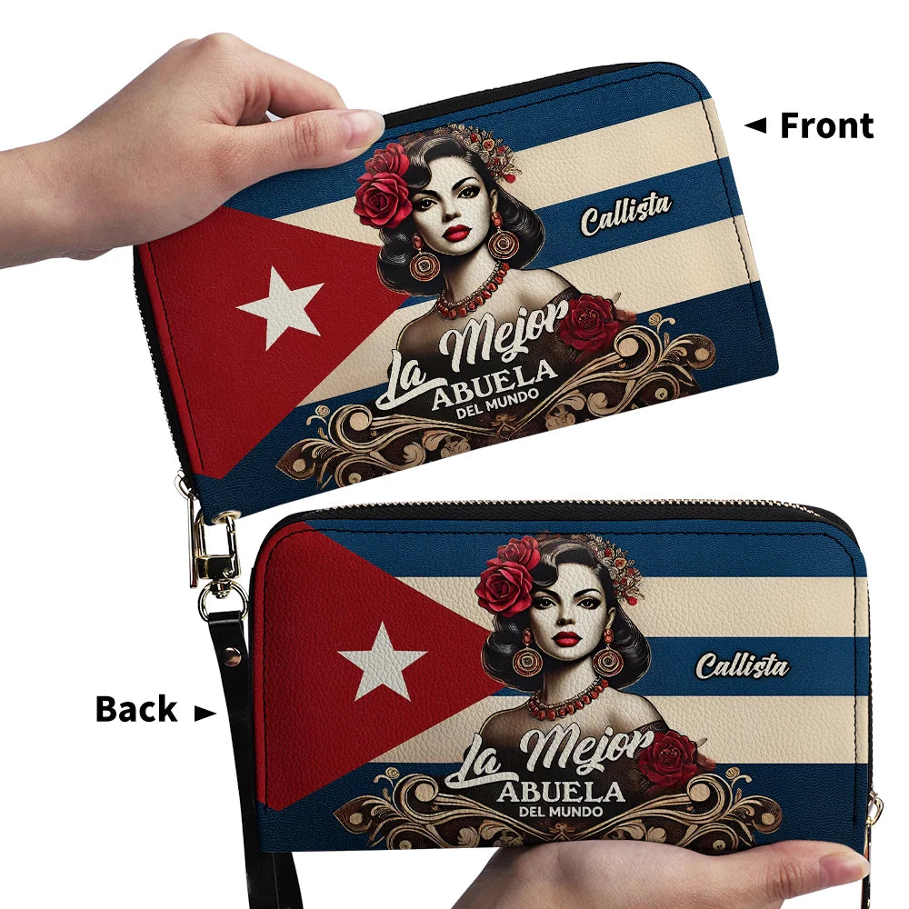 Personalized Cuban Abuela Gift Wallet