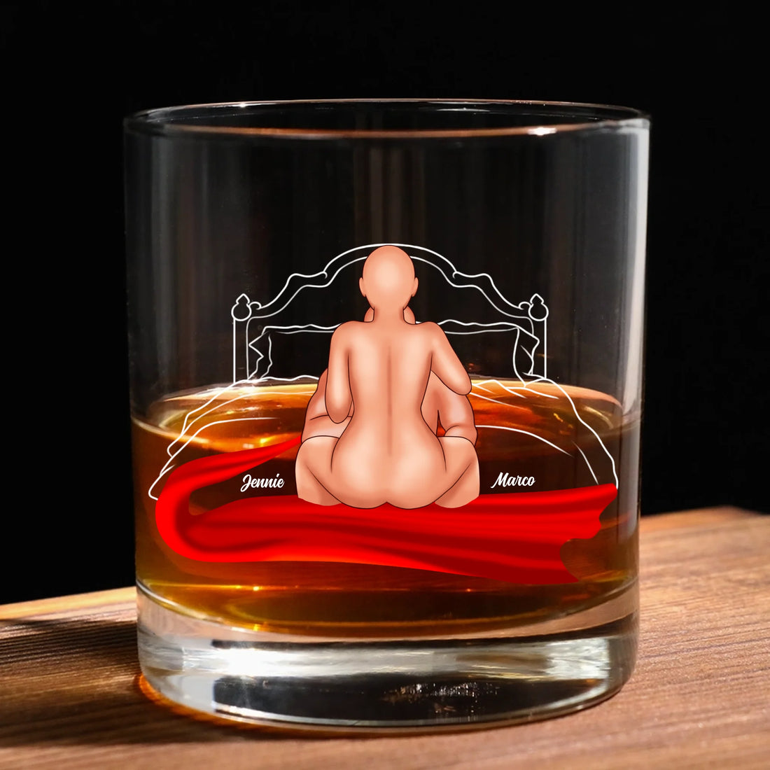 You're The Only One I Want To Annoy For The Rest Of My Life - Round Whiskey Glass GL10