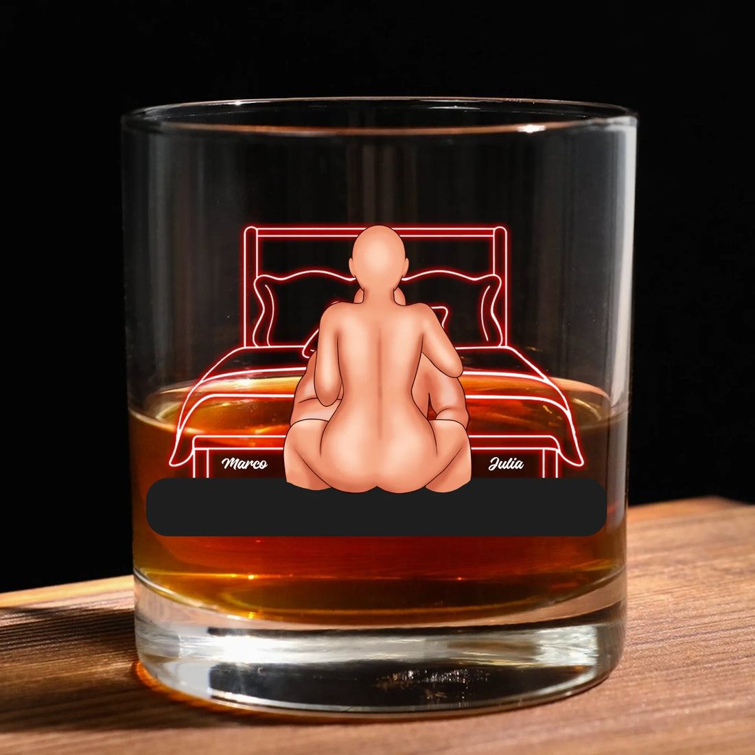 I Hope Your Day Is As Nice As Your B*tt - Round Whiskey Glass GL11