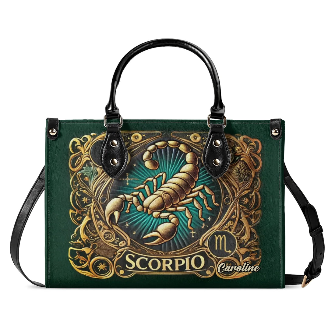 Scorpio Zodiac - Personalized Leather Handbag ZOD10