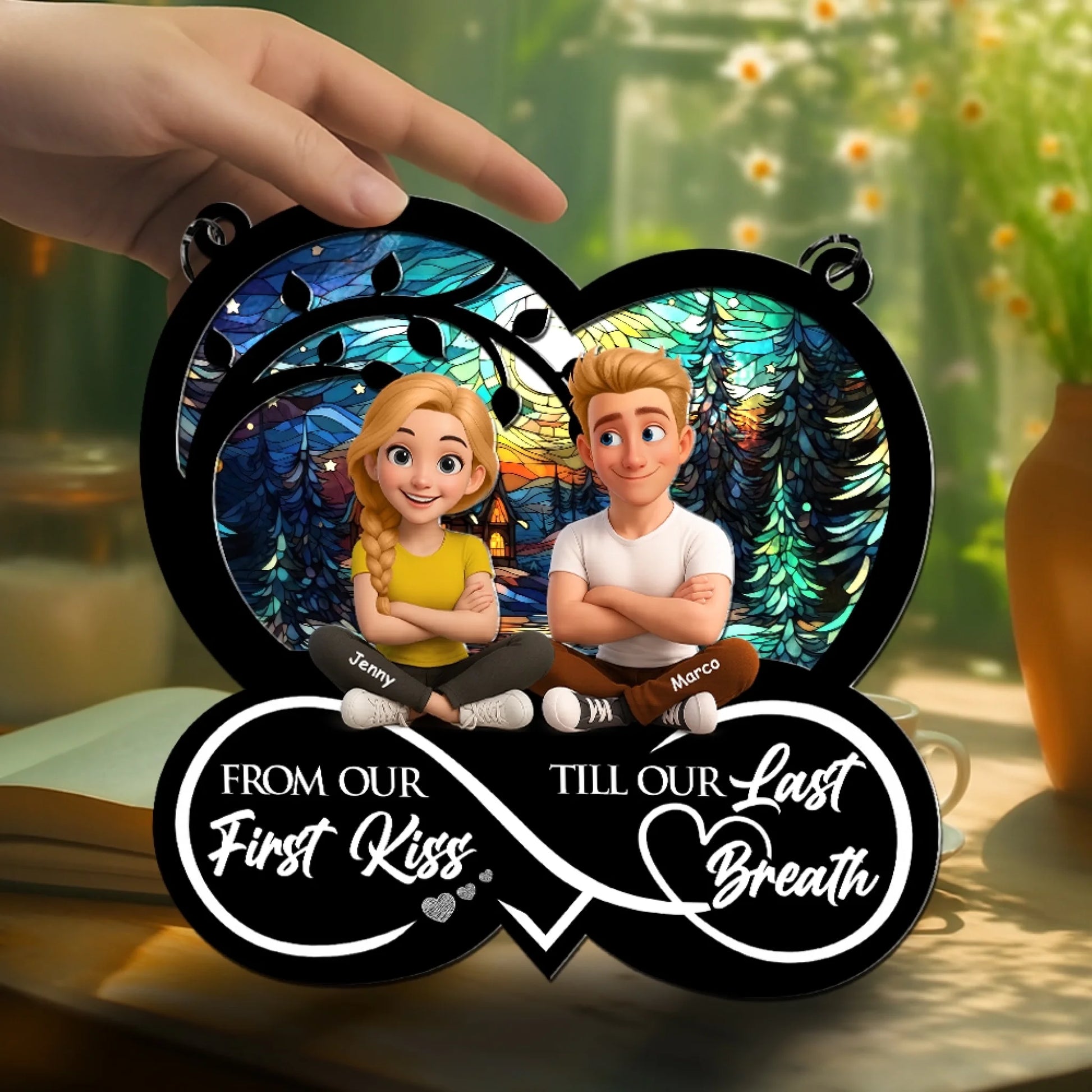 Personalized Acrylic Suncatcher Product Details And Size Guide