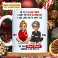 Personalized Daughter Coffee Mug From Mom With Custom Names
