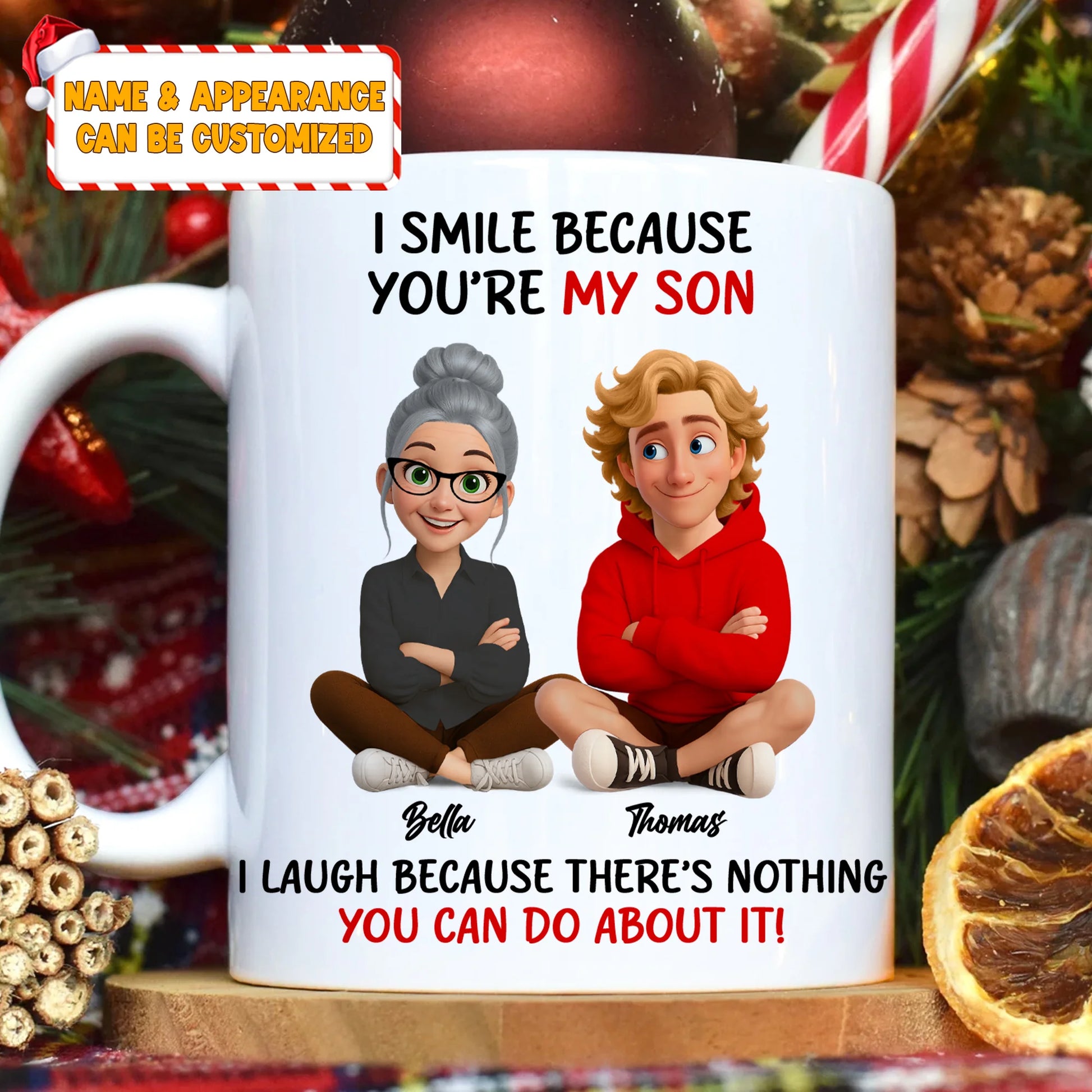 Personalized Coffee Mug For Son Or Daughter With Custom Names