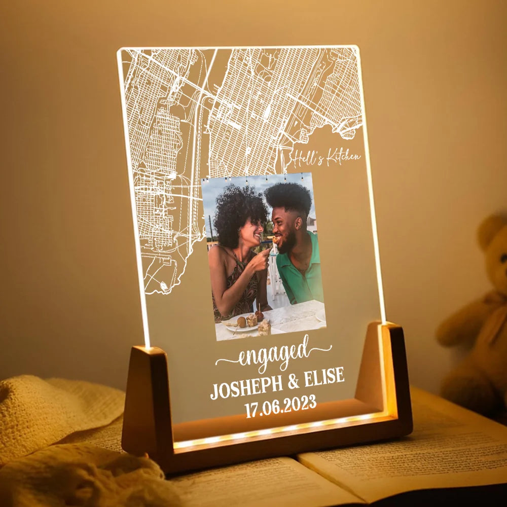 Custom Engagement Gift For Future Husband And Wife