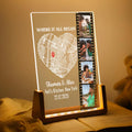 Custom Map Night Light For Couples Anniversary Gift