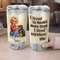 Personalized Bookworm Stainless Steel Tumbler For Women Readers