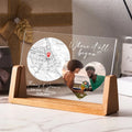 Custom Couple Night Light Featuring Meaningful Location Map