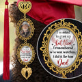 I Did It For Them personalized memorial graduation tassel photo charm with custom picture