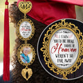I Know You'd Be Here Today personalized memorial graduation tassel photo charm with custom picture