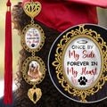 Forever In My Heart personalized memorial graduation tassel photo charm with custom picture