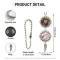 Memorial photo ornament product details and size guide