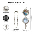 Memorial car charm product details and dimensions guide