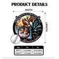 Personalized memorial suncatcher size guide and dimensions