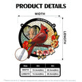 Cardinal memorial suncatcher dimensions and product specifications