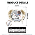 Memorial suncatcher size guide and product specifications