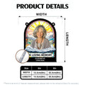 Memorial suncatcher size guide and product details