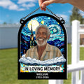 Personalized remembrance gift suncatcher for loss of loved one