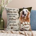 Custom photo remembrance pillow sympathy gift for family