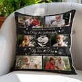 Personalized memorial photo pillow home decor