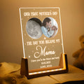 Custom Photo First Mother's Day Acrylic Night Light Gift For Mom