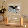Personalized Moon Phase LED Night Light For New Mom