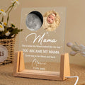 Custom Photo Moon Phase LED Night Light For Mom
