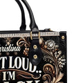 Black Queen Personalized Handbag