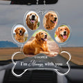 Always With You personalized pet memorial ornament featuring multiple custom dog photos