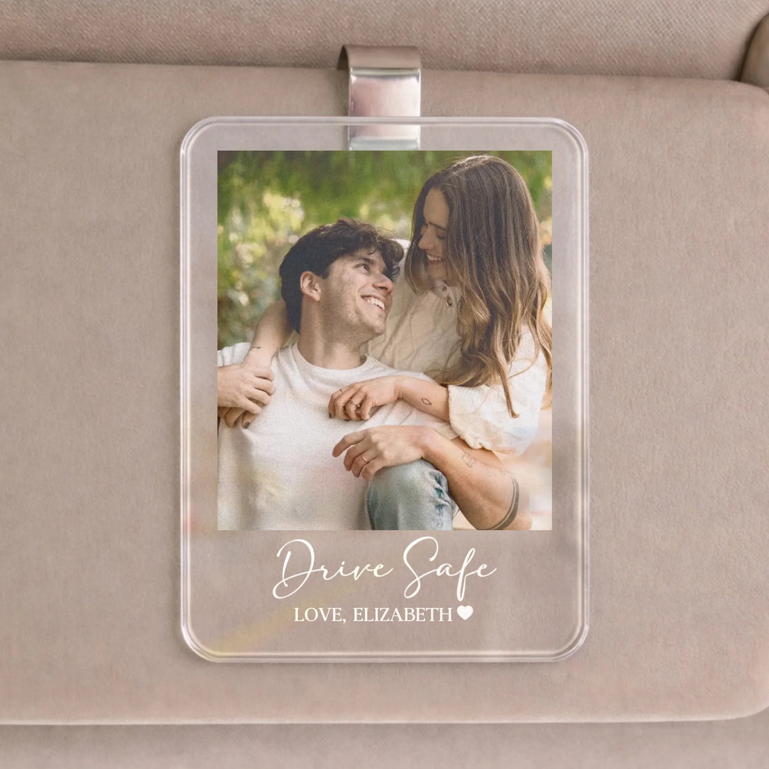 The Love - Personalized Car Visor Clip