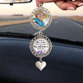 Custom photo memorial charm with angel wing pendant for loved ones