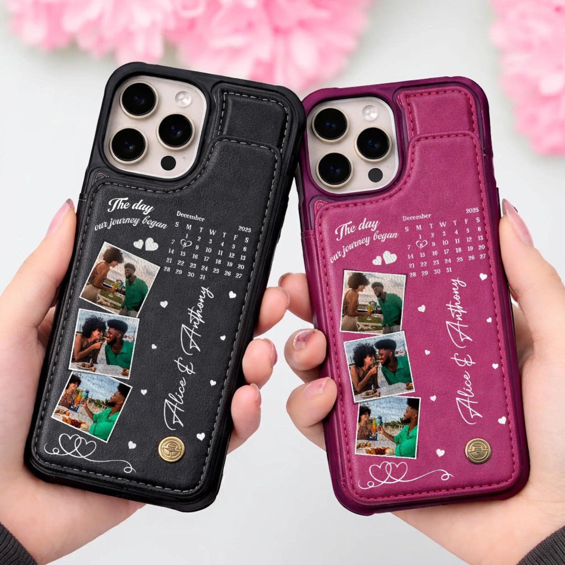 Personalized Photo Phone Case For Wife And Husband