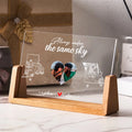 Long Distance Relationship Night Light With Photo And Names