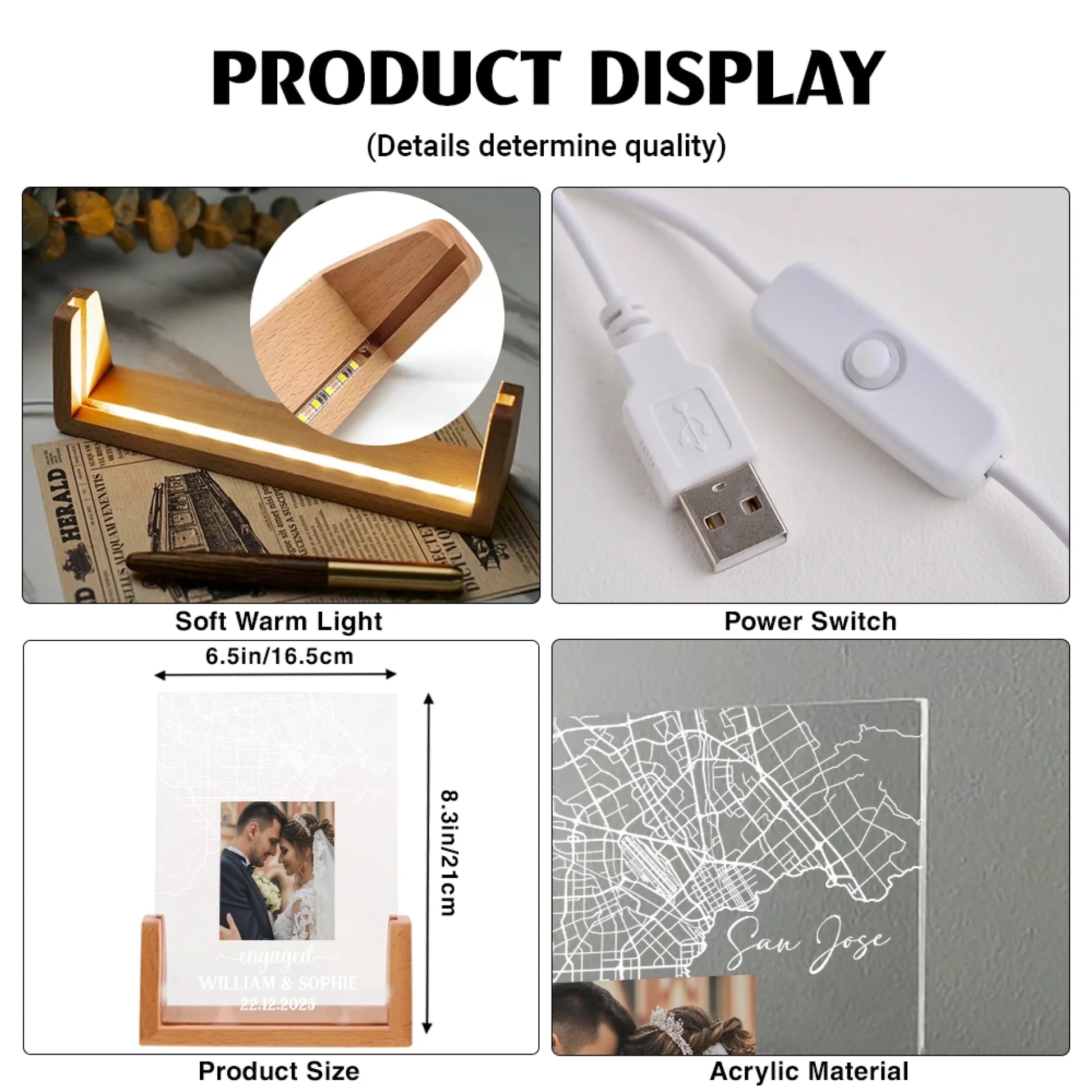 Engagement Night Light Product Details And Features